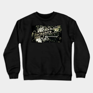 Berkshire Avenue, La Cañada Flintridge, CA by Mistah Wilson Crewneck Sweatshirt